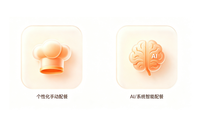 双模式智能配餐展示